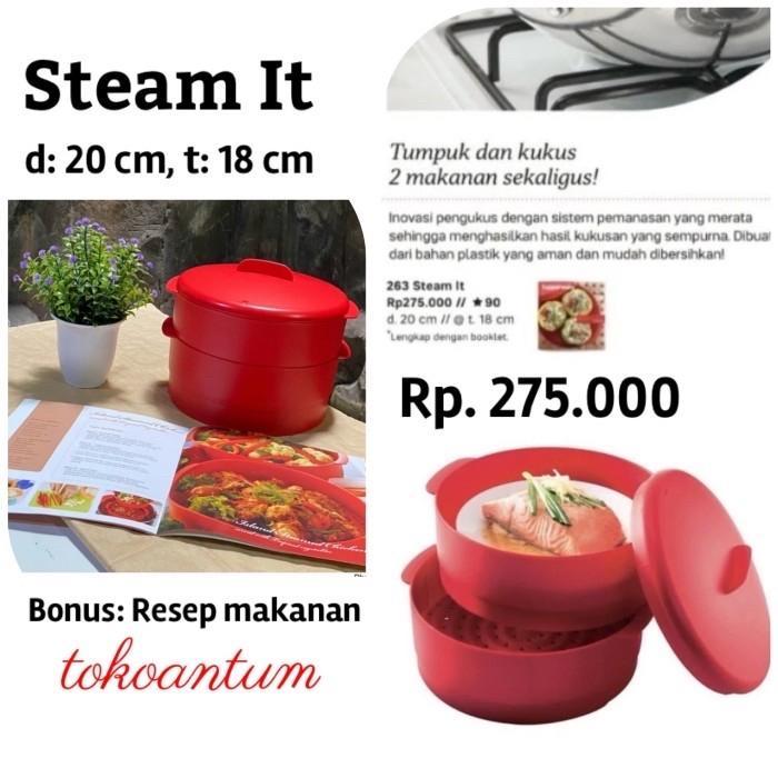 Alat Pengukus Ikan, Sayur, Kue Bolu Kukus Inovasi Dari Tupperware