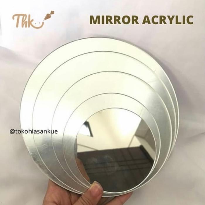 Akrilik Mirror Selfie Cake Hiasan Kue