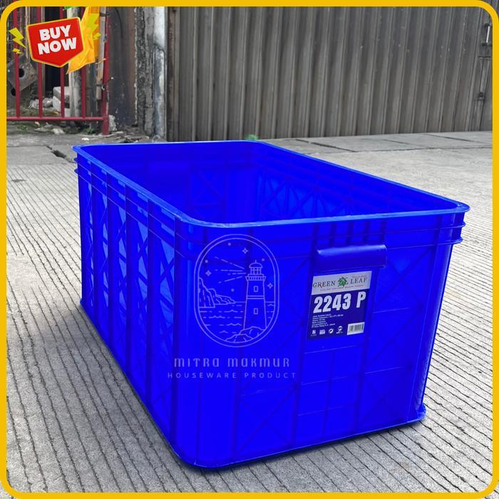 GREEN LEAF - KONTAINER INDUSTRI 2243 P CONTAINER BOX RAPAT BAK INDUSTRI BAK TAHU KODE 2243 P GREEN