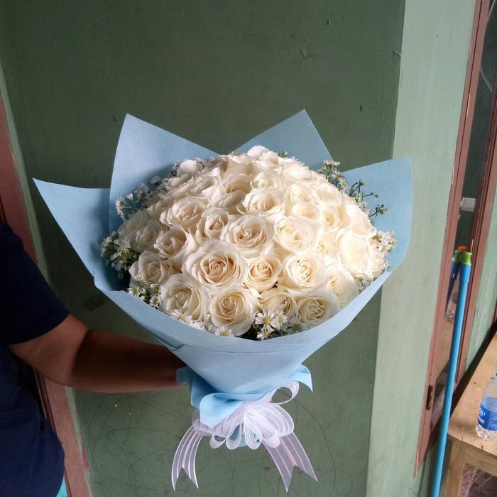 buket bunga mawar hadiah ulang tahun bunga mawar asli