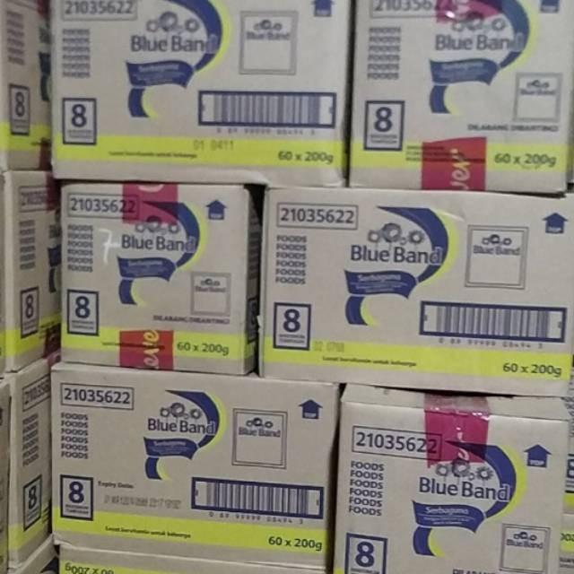 Mentega Blue Band 200gr per dus isi 60pcs