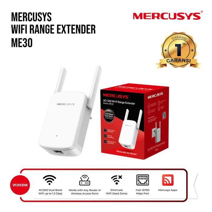Mercusys ME30 AC1200 Dual Band Wireless Range Extender