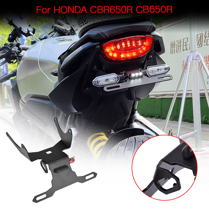 Motorcycle License Plate Holder Mount Tail Rear Bracket License Plate Bracket For Honda CB650R CBR65