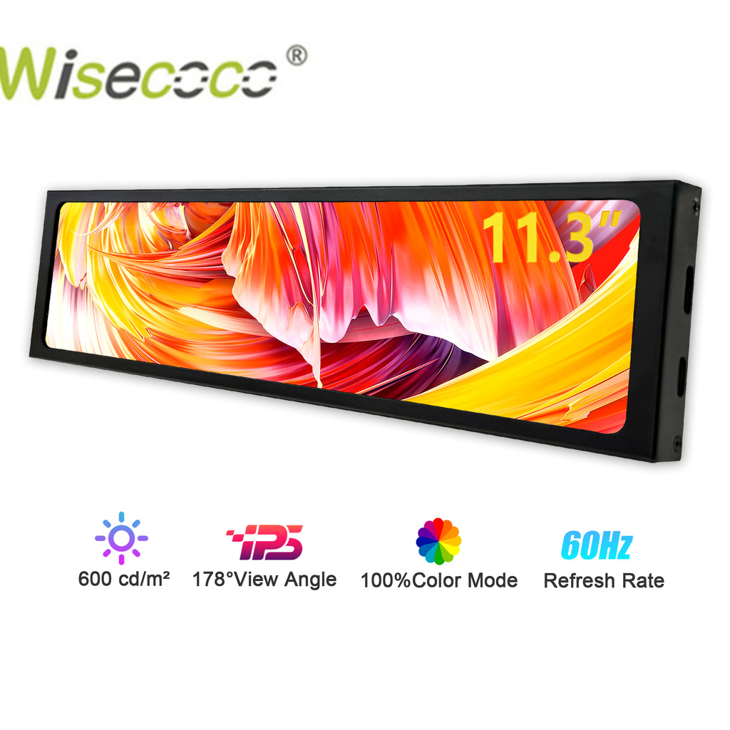 Wisecoco 11.3/8.8/7.84 Inch Hd I Secondary Screen Type-C For Laptop Computer Temperature Diy Aida64