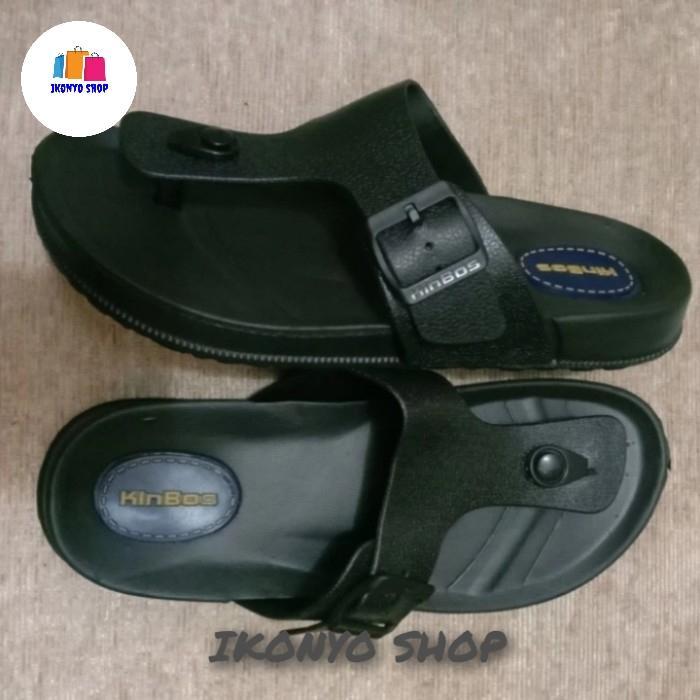 Premium sandal jepit kinbos sandal karet pria dewasa Terlaris