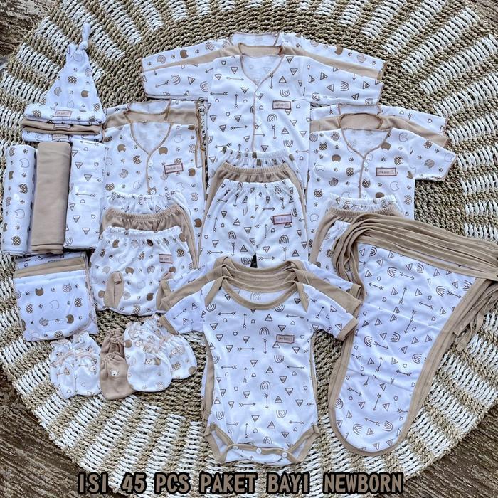 45 PCS PAKET BAJU BAYI BARU LAHIR LENGKAP HEMAT laki-laki parsel Perempuan Perempuan
