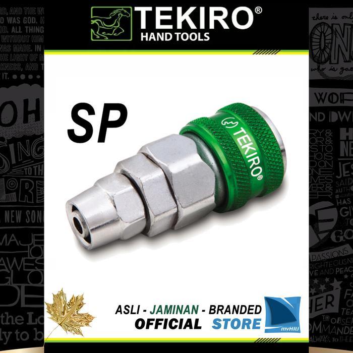 Nepel Selang Angin 30 Sp (Soket Nepel) Drat 3/8 Green Coupler Tekiro
