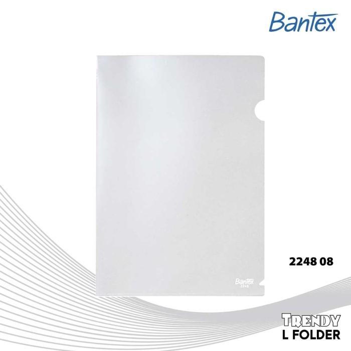Bantex L Folder Clear Sleeves Folio 2248 - Map Bening Transparan L