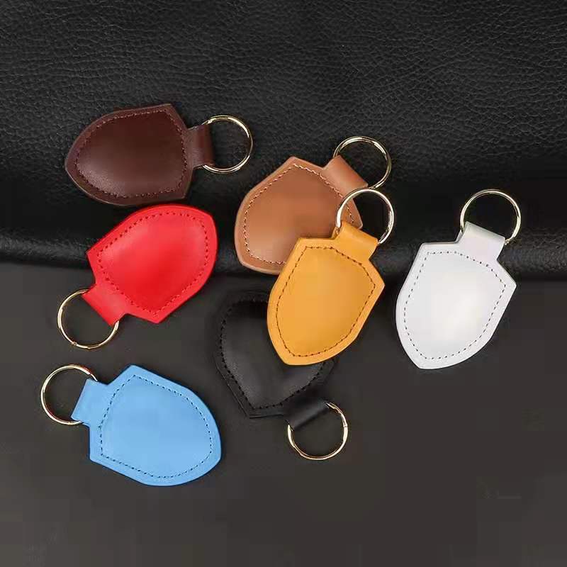 Shield Leather Keychain Auto Parts Metal Logo For GTS 986 997 958 918 970 981 996 917 991 Anti-lost