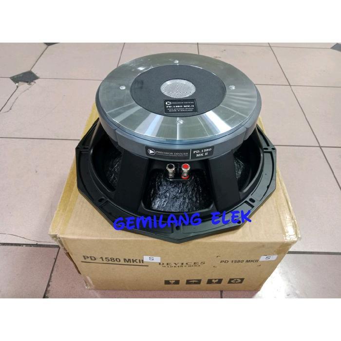 SPEAKER PD 1580 MK II KARAKTER SUBWOOFER UKURAN DIAMETER 15 INCH PICK 1000 WATT DAUN ANTI AIR VOICE 