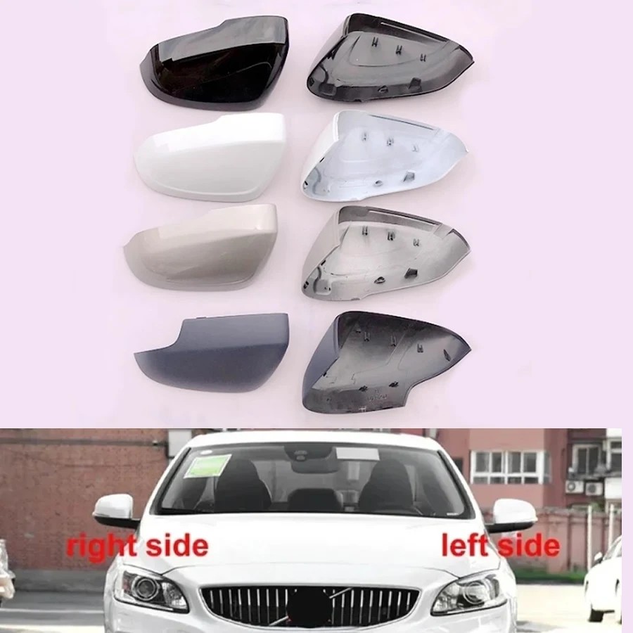 For V0LV0 S60 2011 2012 2013 2014-2019 Replacement Auto Rear View Mirror Shell Cap Housing Wing Door