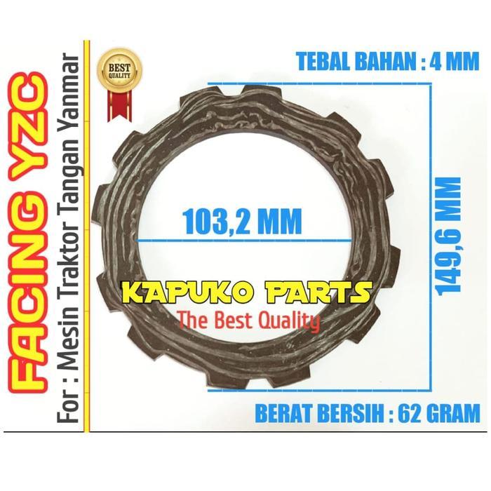 Promo FACING KAMPAS KOPLING YZC TRAKTOR TANGAN YANMAR