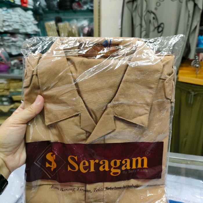 Baju Pramuka Siaga Lengan Panjang Kelas 1-4 SD Laki2 dan Perempuan Merk Seragam Anak