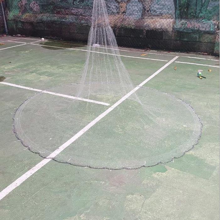 Jala Lempar 7 Feet Senar 2 Meter Udang Dan Ikan 3/4 Inci Siap Pakai