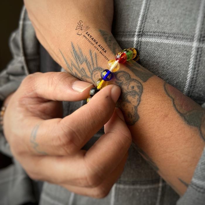 Gelang Seven Cakra dari Gabungan 7 Jenis Kristal Cakra