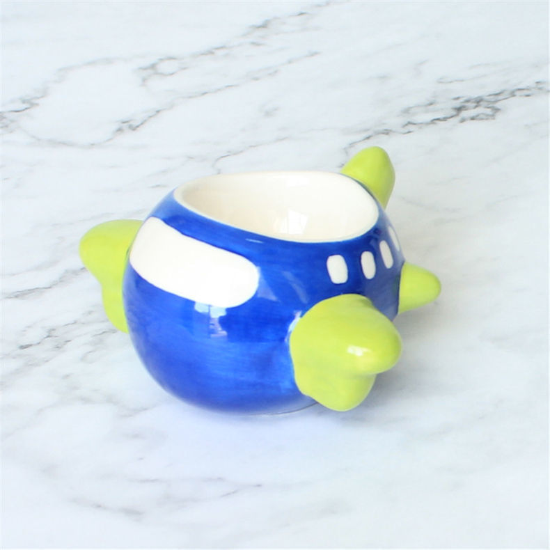 Creative Cartoon Shape Egg Cup Ceramic Cartoon Design Egg Holder Creative Egg Rack Cup Cute Home