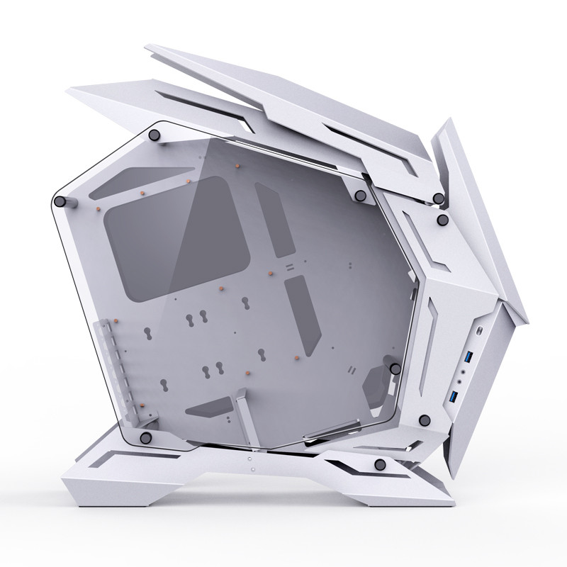 JONSBO MOD-3 Special-shaped Case All Aluminum Tempered Glass E-sports Mecha Theme Chassis E-ATX