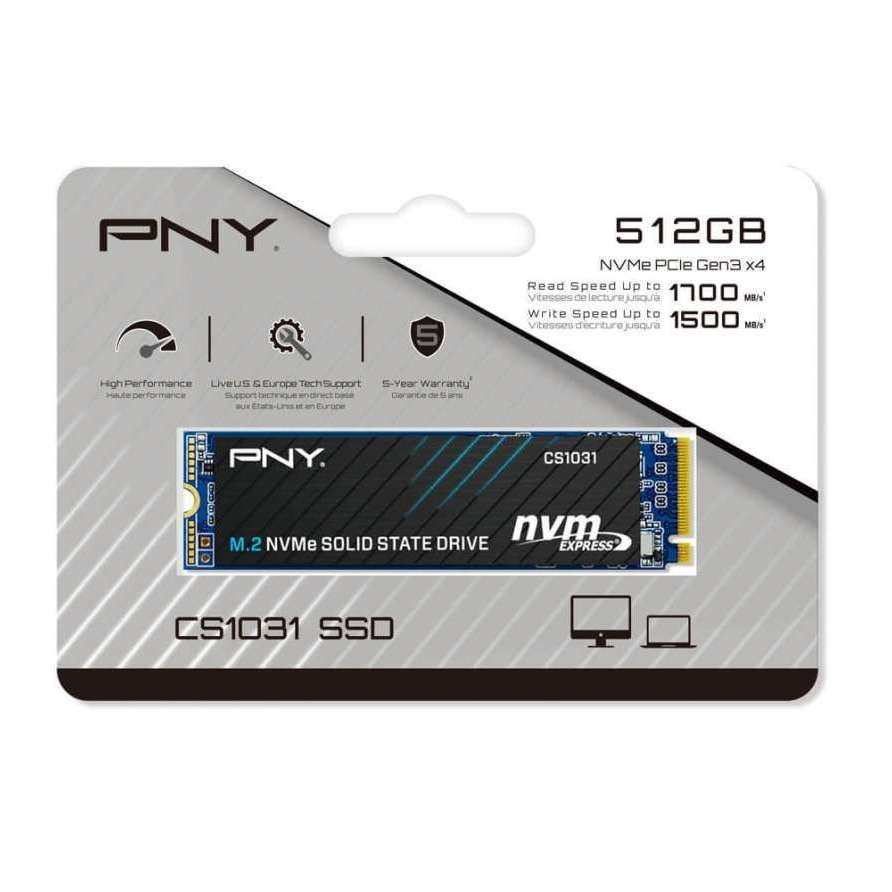 SOLID STATE DRIVE PNY SSD CS-1031 CS 1031 256GB M.2 NVME 2280 - SSD PNY CS1031