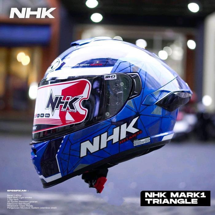 NHK MARK 1 MOTIF TRIANGLE RHD SINGLE VISOR ORIGINAL NHK