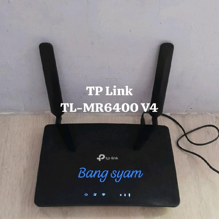 New Best Quality 100% Original Tp Link Tl Mr6400 V4 4G Lte Wifi Router 300 Mbps Wireless N Modem Sim