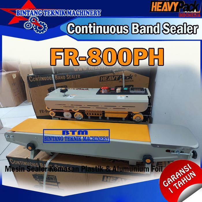 CONTINUOUS BAND SEALER MESIN PRESS SEGEL PLASTIK FR-800P SEAMING MURAH