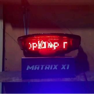 Lampu rem text berjalan vario 125/150/160 led new stoplamp running text wifi