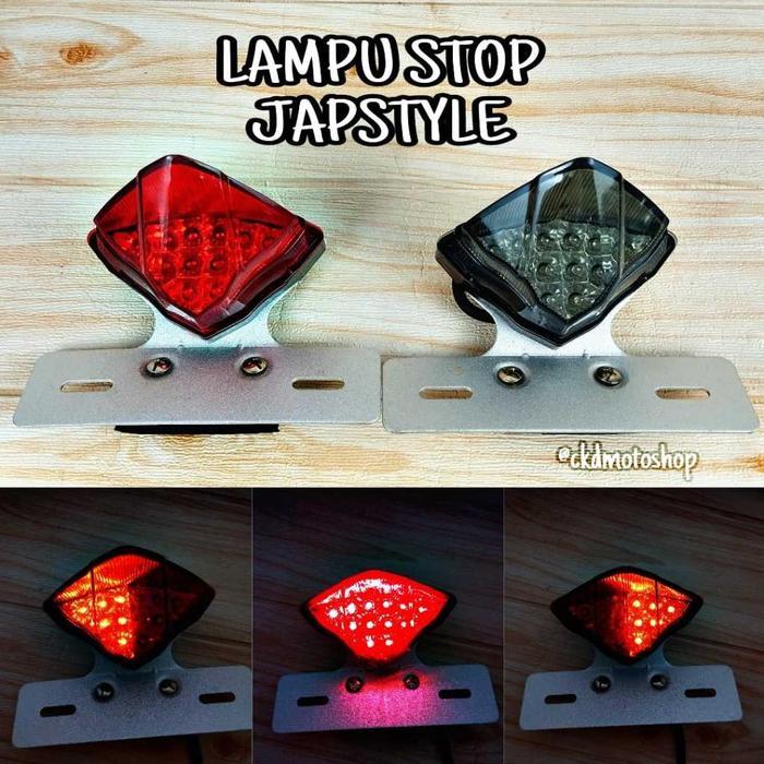 LAMPU STOP LED BELAKANG STOPLAMP STOP LAMP MOTOR CUSTOM JAPSTYLE