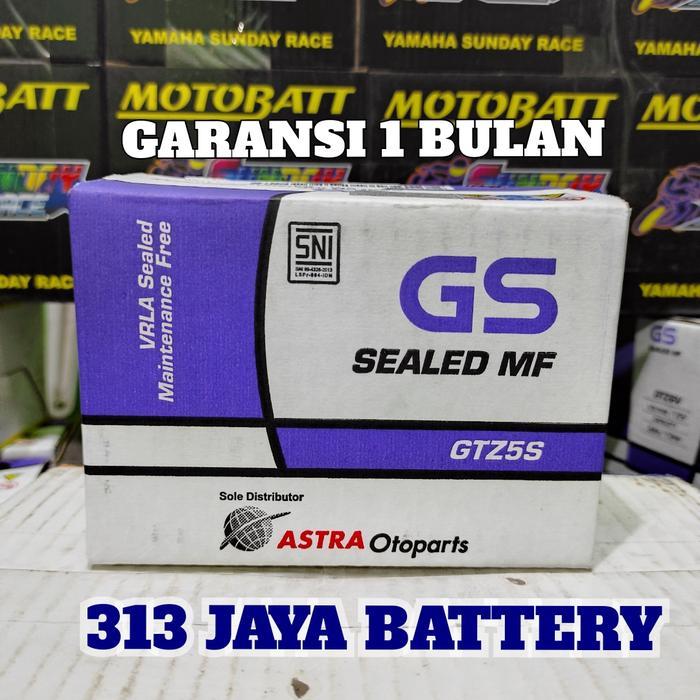 Aki Motor Gs Astra Gtz5S Yamaha Vixion,R15Old,Mio J,Soulgt,Mio Soul,