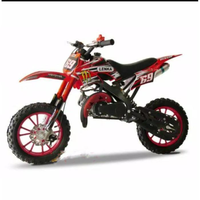 SEPEDA MOTOR MINI TRAIL MINI MOTOR BENSIN MINI TRAIL MERAH