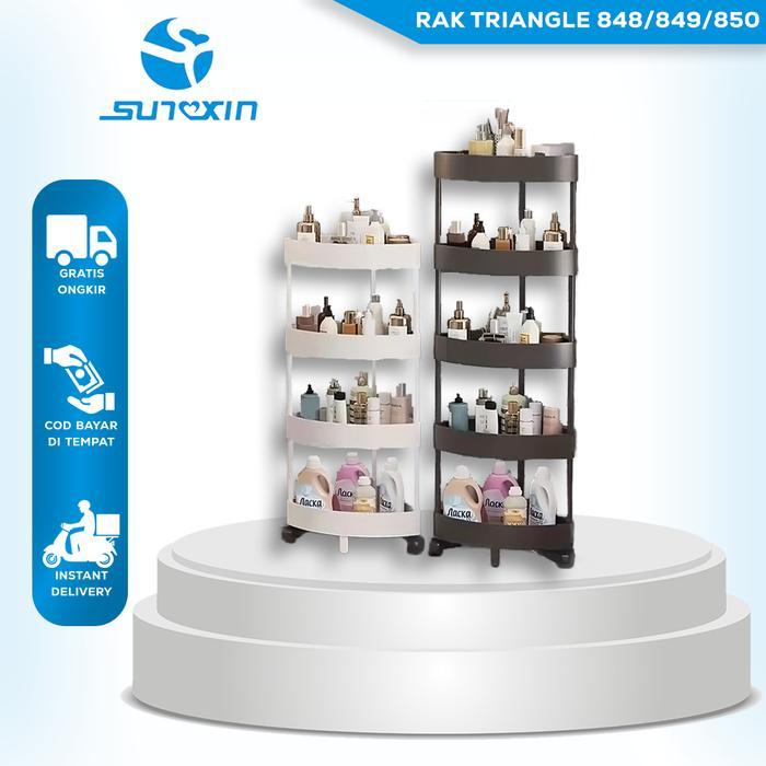 SUNXIN triangle 848/849/850 rak dapur susun rak troli rak serbaguna ra