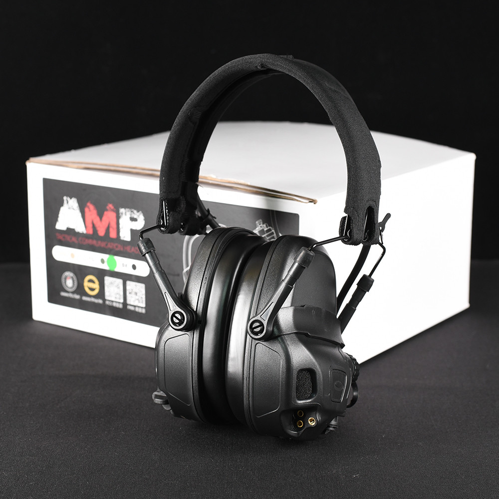 2024 New Full Digital Dual DPS FCS-Tactical FMA AMP Tactical Headset Communication with V20/V60 PTT