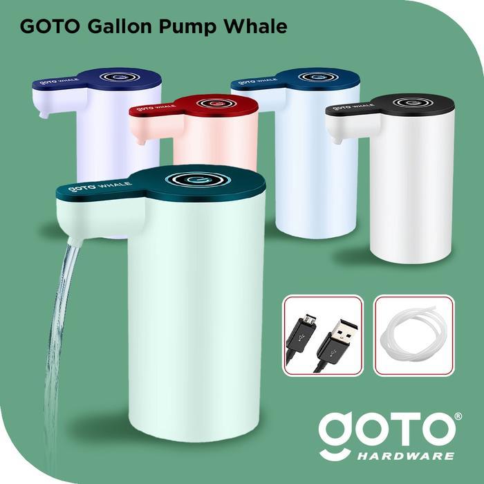 Goto Whale Pompa Galon Dispenser Air Minum Charge Usb Gallon