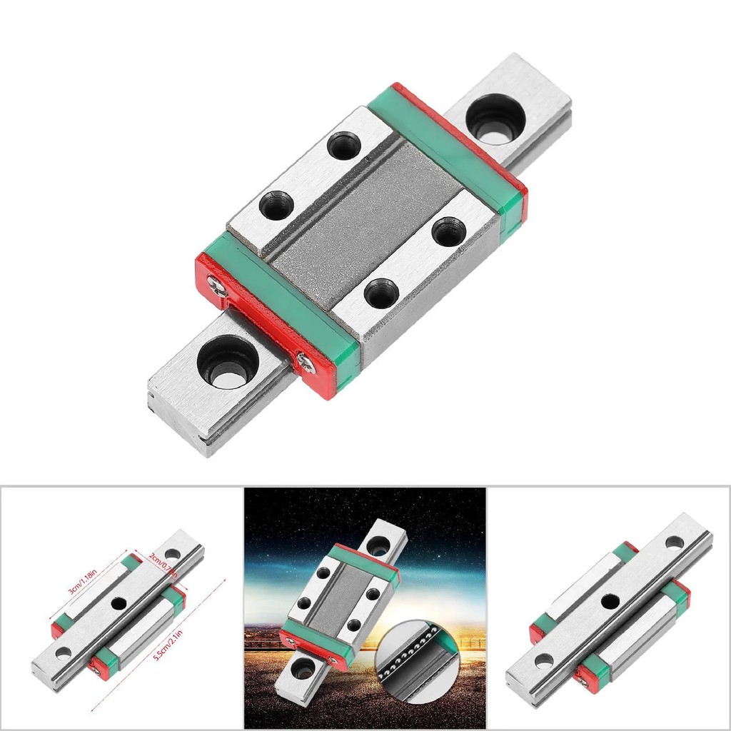 LML9B Miniature Linear Rail Rail 9mm Width Slide Block Linear Motion Rail Linear Rail Block Linear
