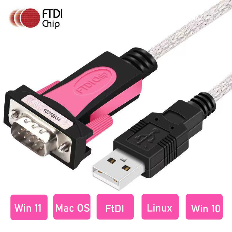 FTDI USB to RS232 Male DB9 Cable Serial COM Port Adapter Chip FTDI USB R232 converter cable Windows