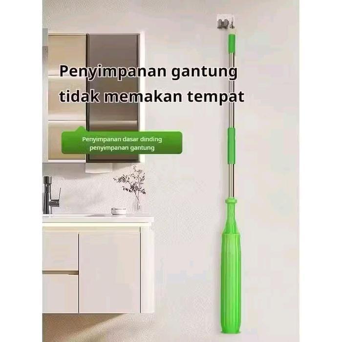 NEWW Alat Pel Lantai Pel Putar Peras Otomatis Serat Bambu / Alat Kain Pel Lantai Peras Otomatis