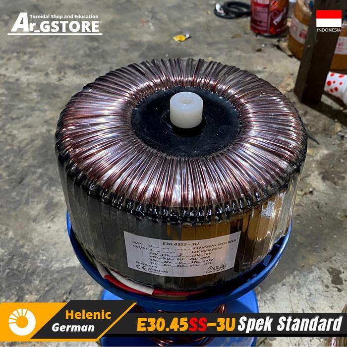 Trafo toroid donat 30A 45V CT (murni) Spesifikasi Standart