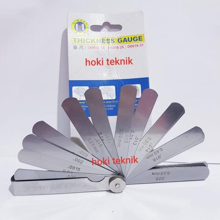 Feeler Gauge 31 Blades C-Mart