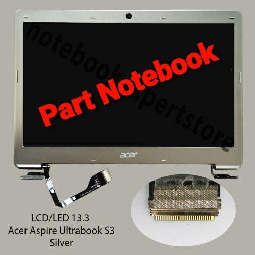 LED LCD ACER ASPIRE ULTRABOOK S3 SERIES S3-391 S3-951 SILVER FULL SETT