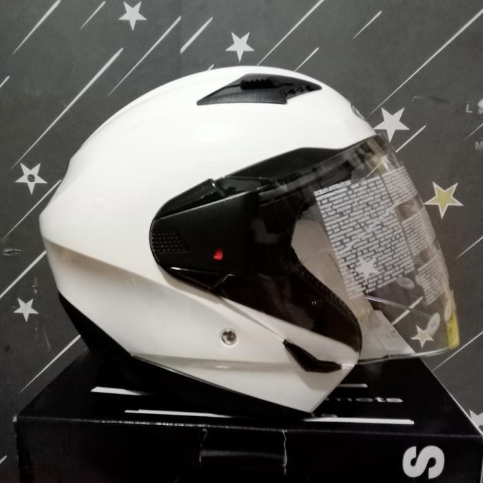 Helm Half Face Merek Zeus 611 Polos
