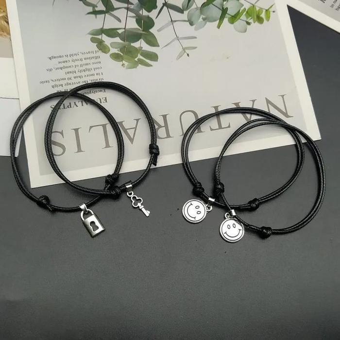 Gelang Couple Magnet Liontin Gelang Magnet Pasangan