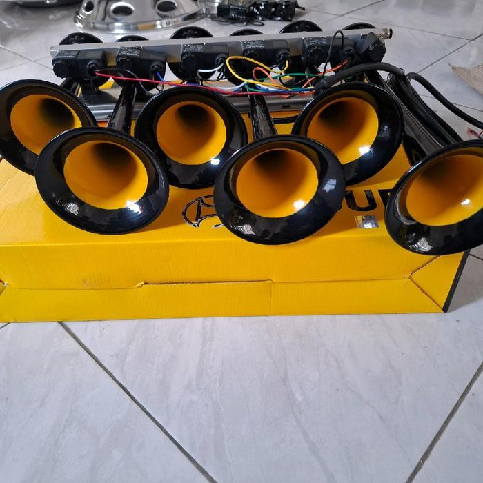 klakson basuri ori india V4 dan V5 6corong 24volt