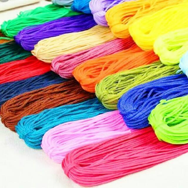 [Meteran] Tali Kur Warna Warni / Tali Kur 2mm-8mm / Tali Kur 3mm / Tali Kur Warna permeter