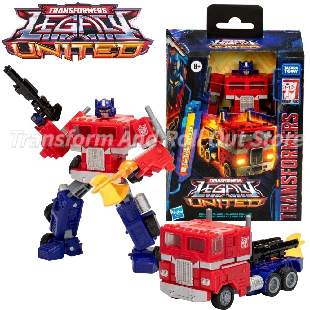 Transformers Legacy United G1 Universe Optimus Prime Deluxe Class Action Figure Model Toy Collection