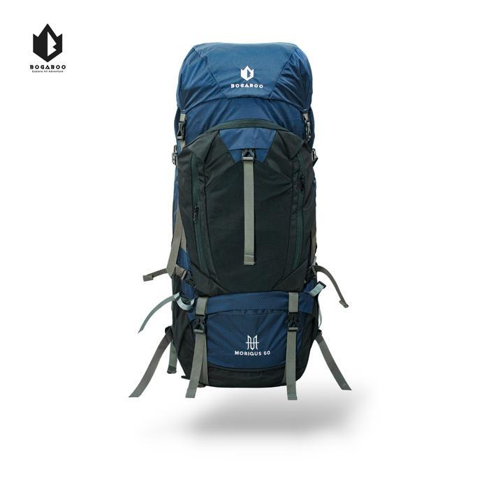 BOGABOO Morigus 60 Liter +Cover Bag -Tas Carrier Gunung Ultralight - Tas Keril Ransel Gunung