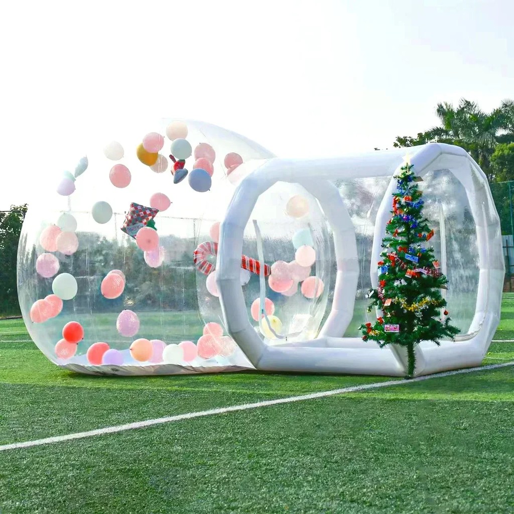 Inflatable Bubble House,Commercial Grade PVC Clear Bubble House with Air Pump and Blower,Bubble Tent