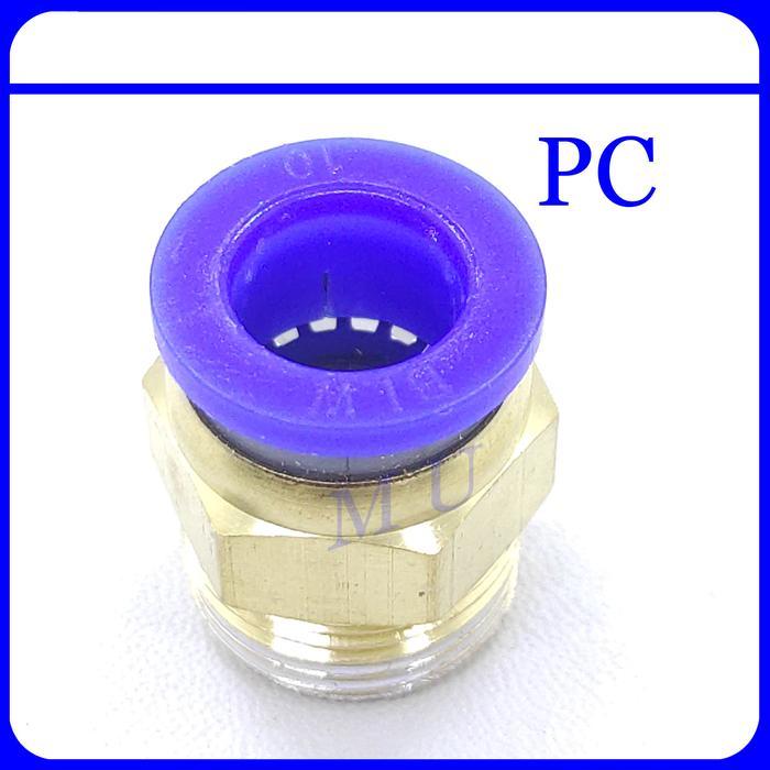 TERLARIS Sambungan Nepel Angin PC Nepel Angin Lurus Fitting Pneumatic SALE