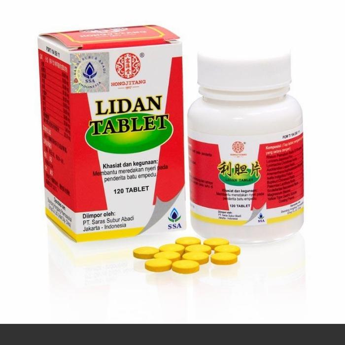 Ready LIDAN TABLET Lidan Pian Obat Batu Empedu 120 tablet