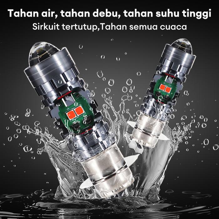 Cod Lampu Led H6 Laser Hi Lo Lampu Utama Motor Led Laser H6 Berkualitas Dan Super Terang H6 Laser 2