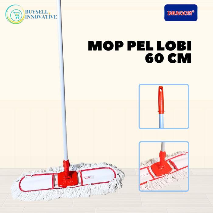mop alat pel lantai dragon mop pel kain pembersih lantai Gagang Besi Cleaning