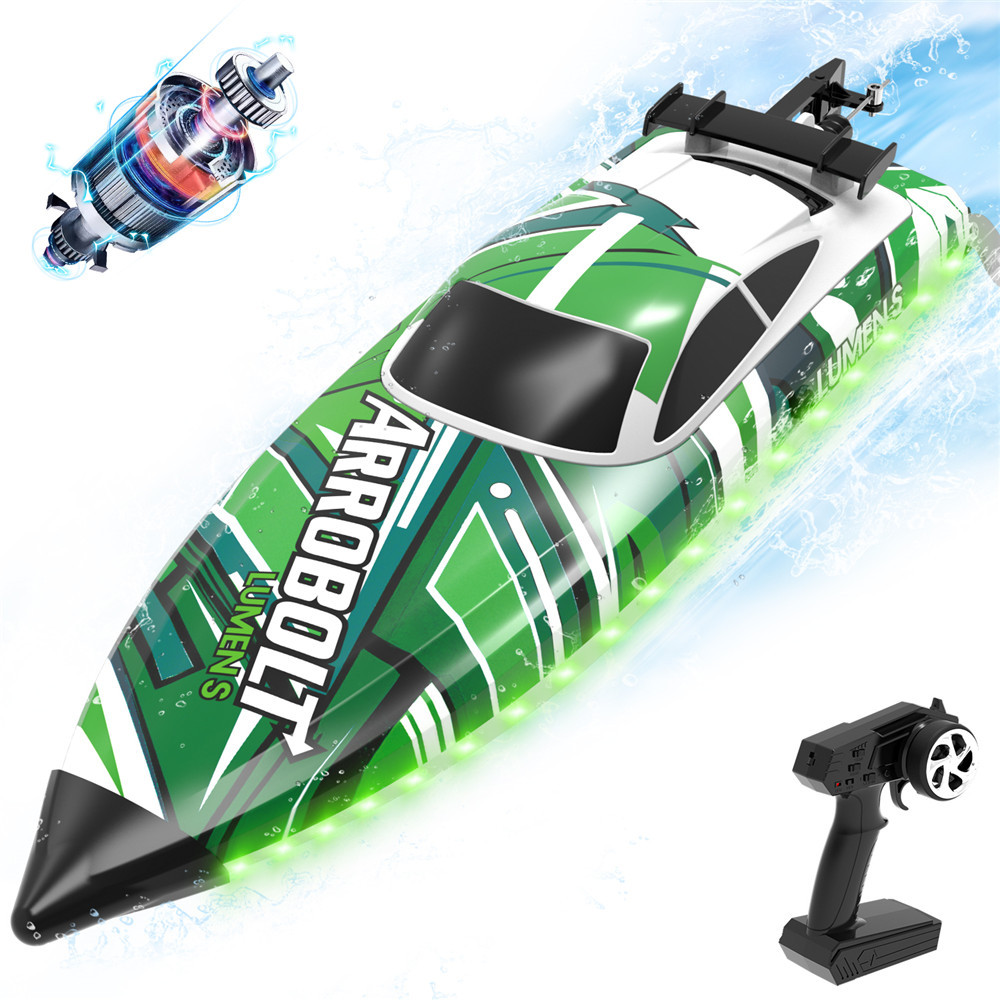 New Volantex RC Arrobolt Lumen S Brushless 400mm RTR 35+MPH Fast Speed Full Proportional RC Boat
